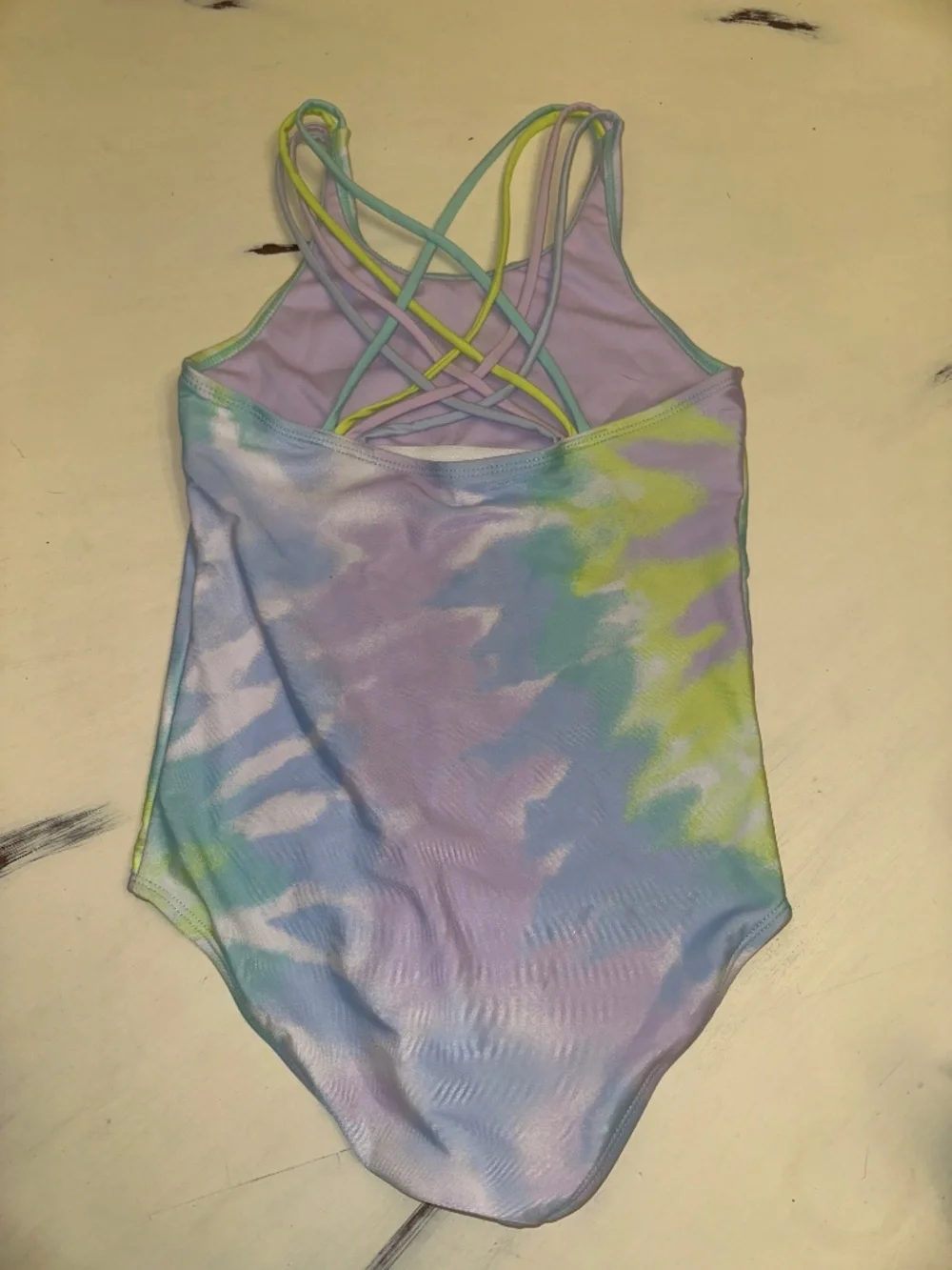 Justice “Cali Vibes Justice Beach” One Piece Swimsuit Girls Size 12/14